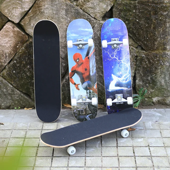 

Skateboard beginners youth double rocker action brush street-style professional four-wheel short board boys and girls children's