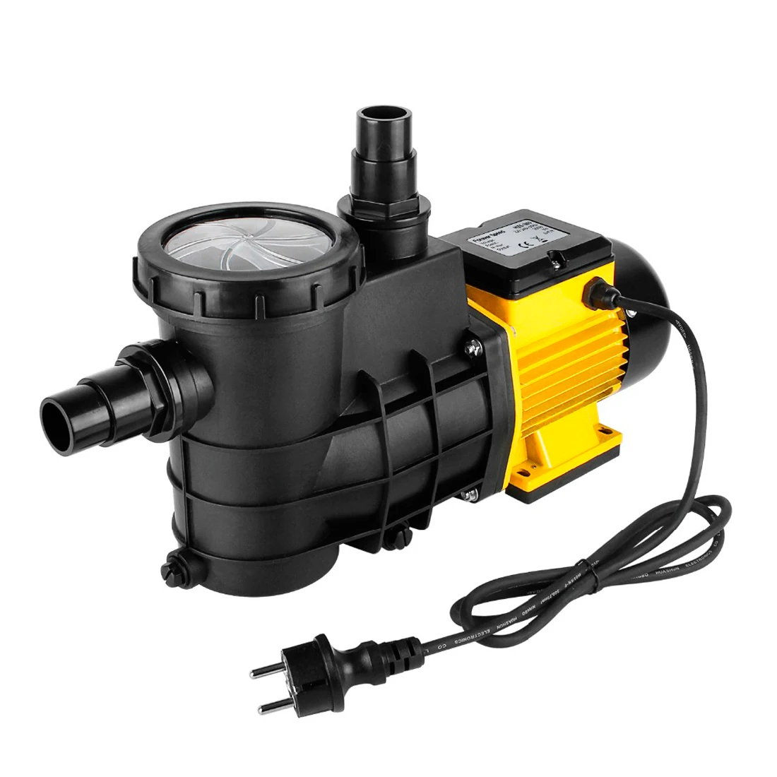 750W Self-priming Water Circulation Pump for Swimming Pool Fish Pond Spa Seafood Max Flow 14.5M3/H