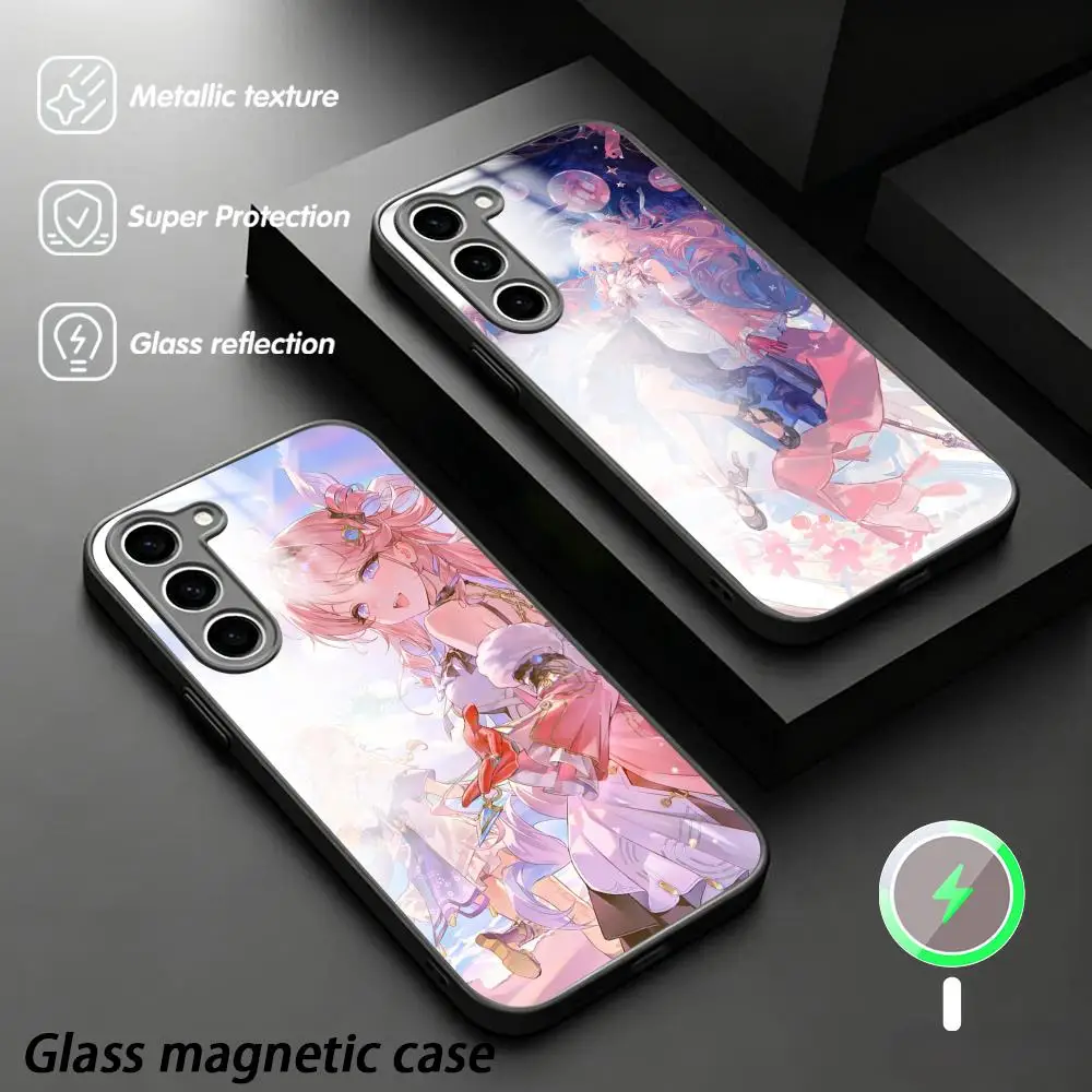 Denia hot game cute girl poster Phone Case For Samsung S26 S25 S24 S23 S22 S21 Plus Ultra Fold A Glass Magnetic Case