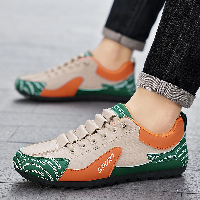 

MAEDEF Men's Shoes Walking Shoes Lightweight Male Casual Vulcanized Shoes Sport Man Comfortable Low Cut Flat Shoe Men Sneakers