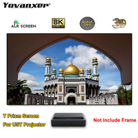 ALR UST T Prism Frameless Projection Screen 60-150 Inch Anti-light Best For UST Ultra Short Throw Projector For Home Theater 4K