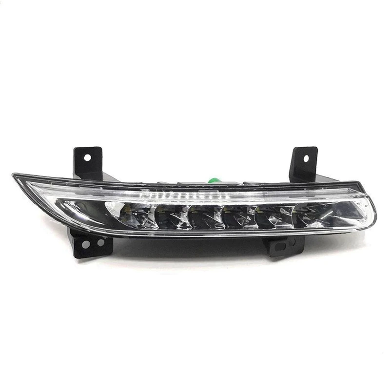 3X Car Front Left LED DRL Fog Light For Renault Fluence 2014+ Auto Driving Lamp Daytime Running Light Bumper Lamp