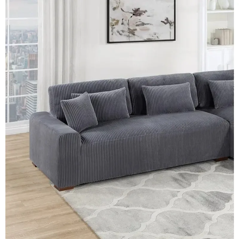 أريكة الزاوية الحديثة القابلة للضغط أثاث غرفة النوم الحية خزائن غرفة المعيشة غرف مضغوطة أريكة سرير مفرد أريكة أرائك عثمانية #3