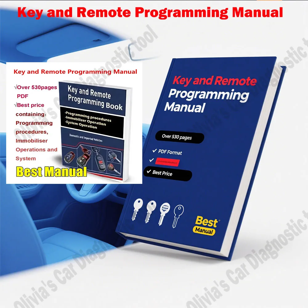 دليل برمجة المفتاح والعن بعد لعمليات نظام منع الحركة الاحترافي للأقفال ودليل إصلاح الماسح الضوئي obd2