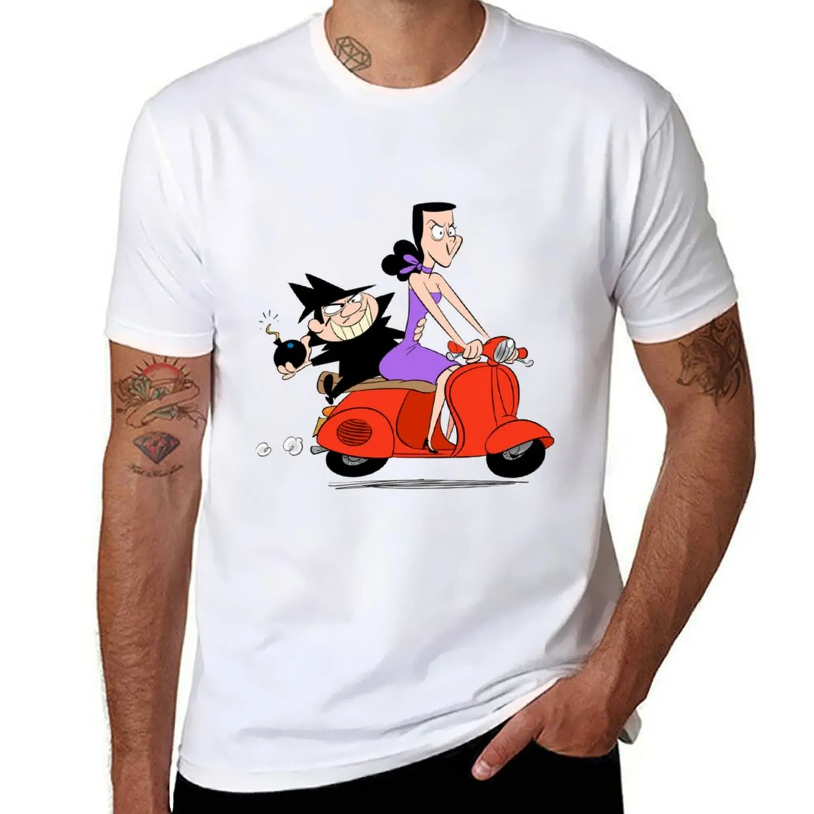 

Boris and Natasha T-Shirt t shirts for man cotton t shirt for man 100 percent cotton t shirts designer T-Shirt