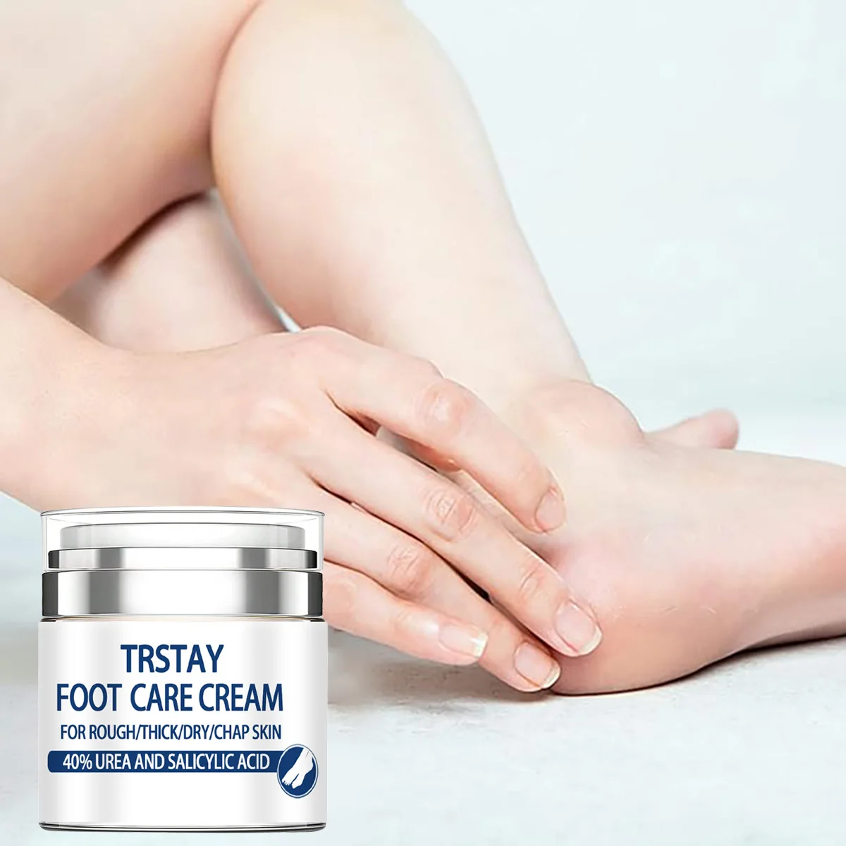 

Ebanel Urea Cream 40% plus Salicylic Acid 2%, Foot Cream for Dry Cracked Heels Feet Knees Elbows Hands, Foot Dead Skin Cuticle