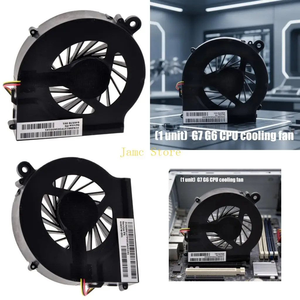 LX0B CPU Cooling Fan Laptop Coolers Portable Heatsink Fan 5V 3Pin Radiator