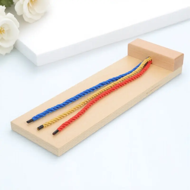 

Деревянный инструмент для плетения косичек, развивающая игрушка для детей, обучающий аксессуар для развития мелкой моторики, детский инструмент для плетения кос.