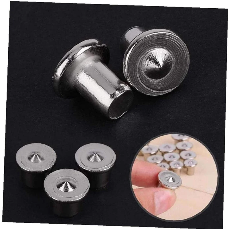HOT-Drill Dowel Pin Centre Point Set Woodworking, alat pelurus kayu bulat Pin Locator 6/8/10/12 Mm untuk pengeboran akurat