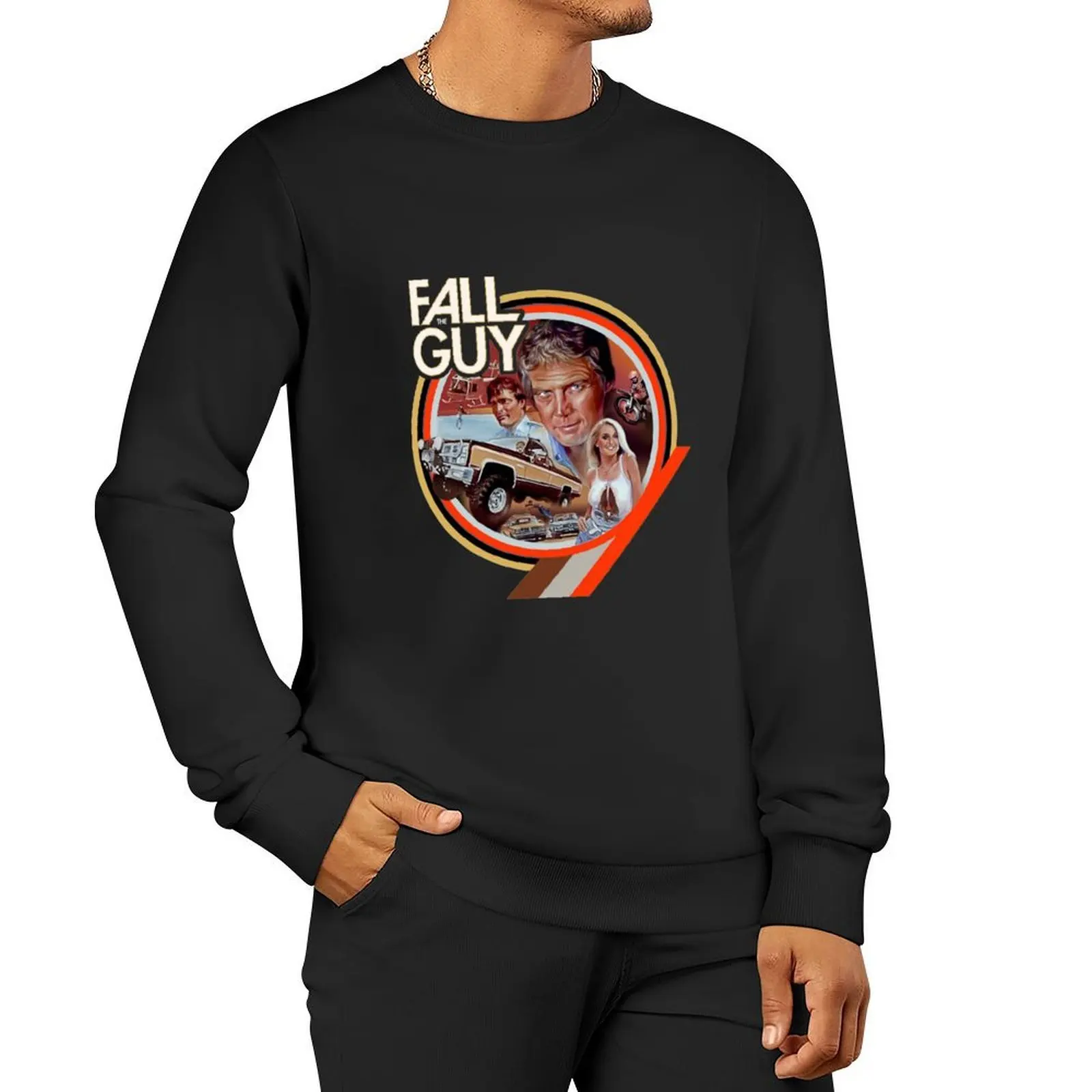 بلوفر The Fall Guy ملابس الخريف للرجال ملابس جمالية سترة شتوية للرجال ملابس كورية