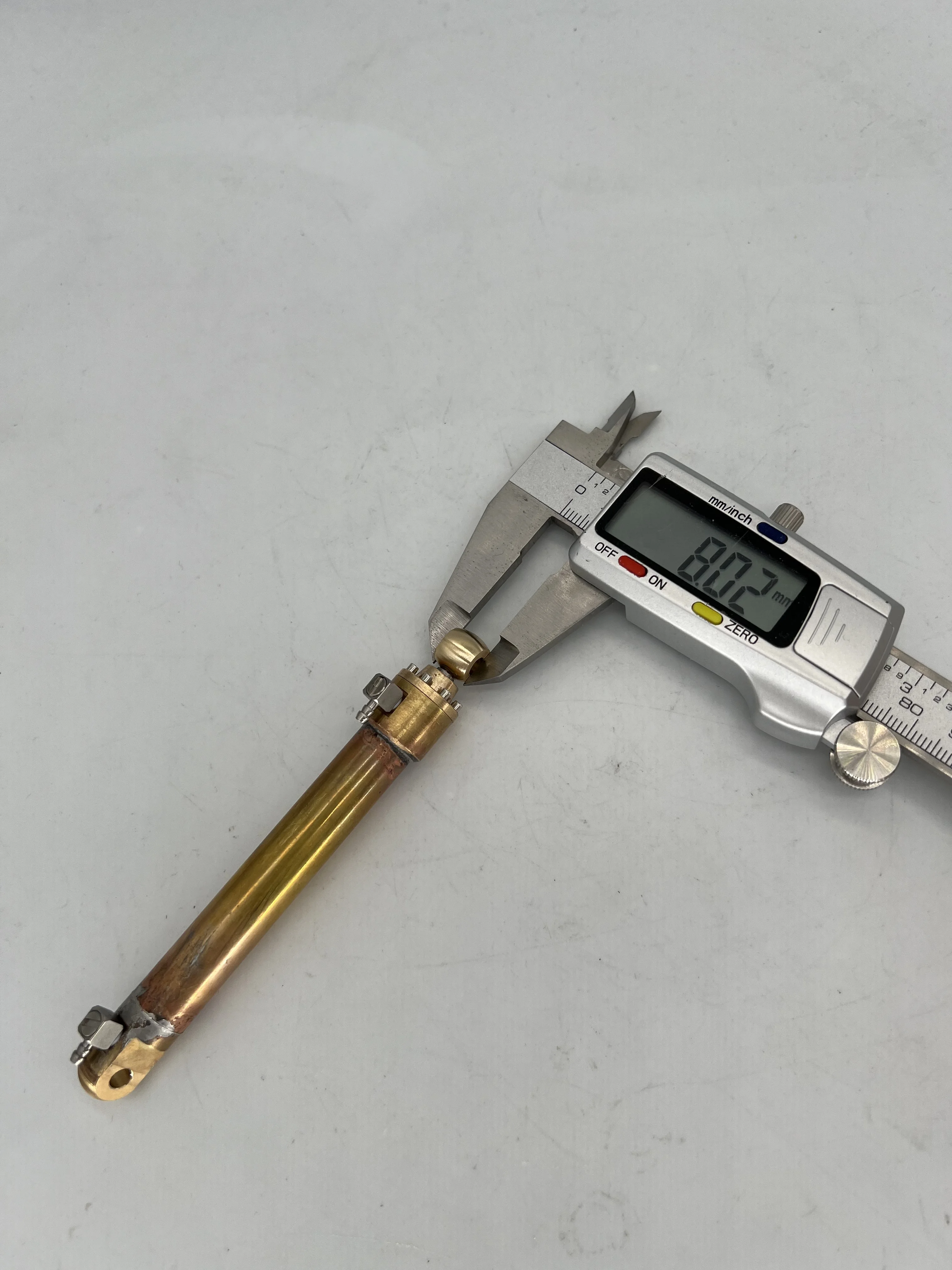 12mm Outside Diameter Brass Oil Cylinder 30mm/ 60mm Stroke For 1/14 1/16 1/18 RC Hydraulic Model Accessories