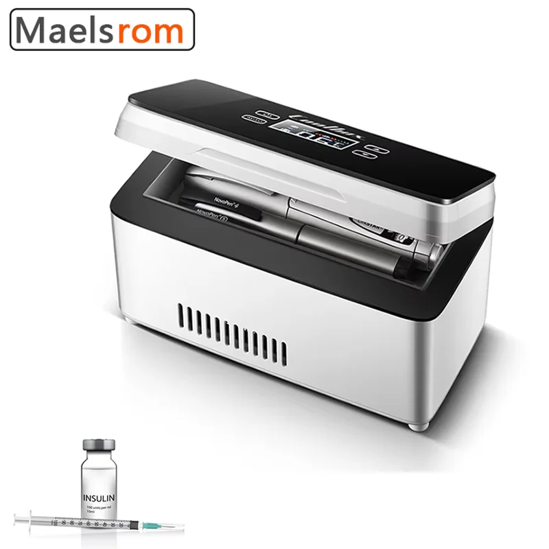 

Portable Insulin Cooler - USB/Battery Refrigerator Powered Mini Medical for Diabetic Supplies, Serum & Interferon Capsules, Car