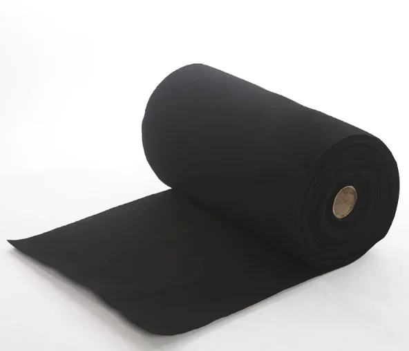 Eco Friendly Black Air Filter Cotton Encryption Dustproof Non Woven For Air Water Purification