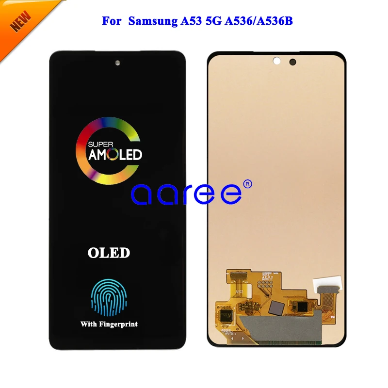 AMOMLED OLED LCD, 삼성 A53 5G LCD A536 LCD, 삼성 A53 5G A536B LCD 스크린 터치 디지타이저 어셈블리