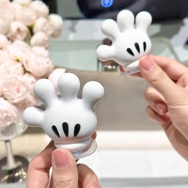 Disney Mickey wall-mounted punch-free cartoon palm-shaped toothbrush holder waterproof and moisture-proof seamless installation