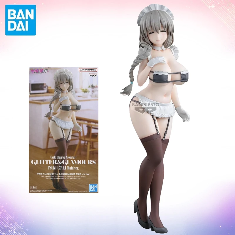 

В наличии Bandai Original BANPRESTO G&G Uzaki-chan wa Asobitai! Двойные Узаки Цуки ПВХ аниме фигурки экшн-модели игрушки подарочная игрушка