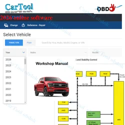 2026 Alldata Repair Software Obdok Car Data Haynes Virtual System Multilingual Support PC Android Phone Online Account ATSG