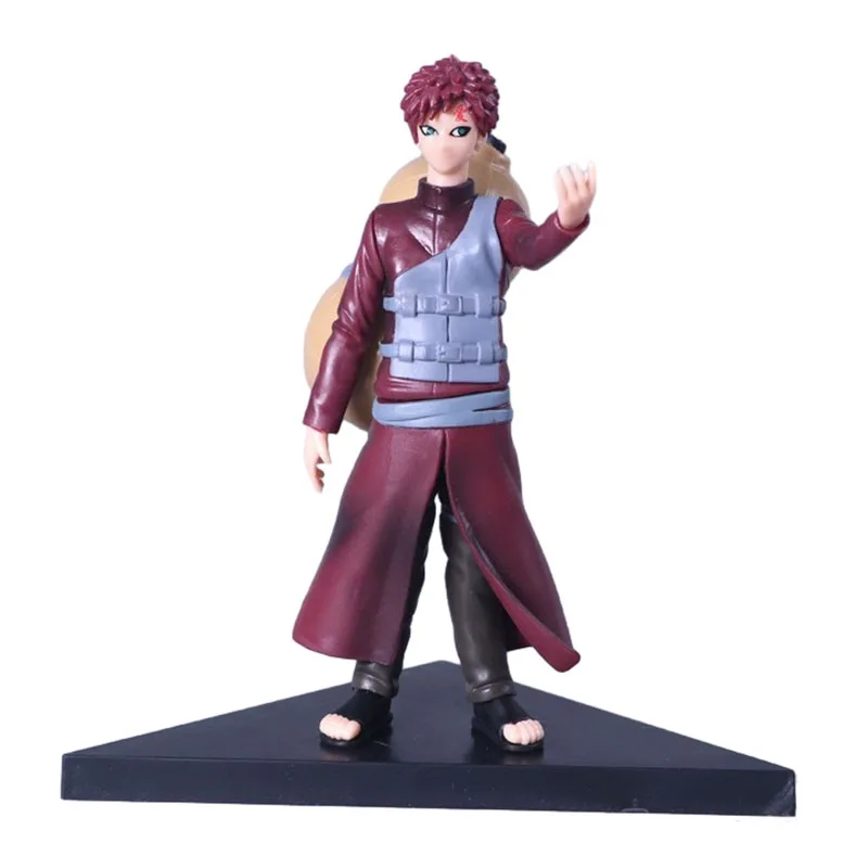 19CM Anime Naruto Shippuden Figure Gaara Big Gourd Standing Model PVC Desktop Collection Children's Toy Birthday Gift