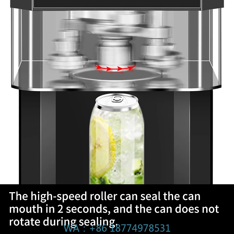 

Коммерческая машина для запечатывания банок, автоматическая электрическая машина для запечатывания банок