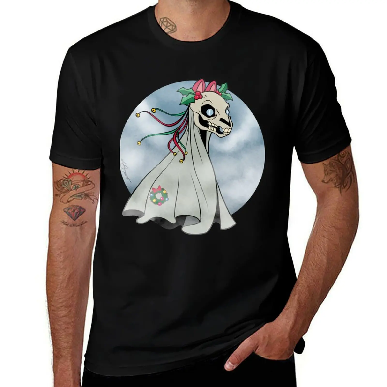 Mari Lwyd Classic T-Shirt Festival Party Tee Top T-Shirt