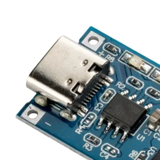 

5PCS 5V 1A Type-C USB 18650 Lithium Battery Charger Module+Protection Dual Functions TP4056 with Led Indicator