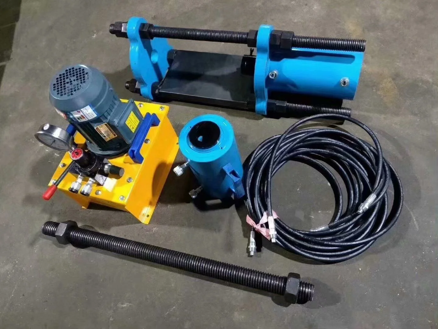 100T 150Ton Portátil Hidráulico Pista Link Pin Press Machine Track Link Pin Pusher para Escavadeira