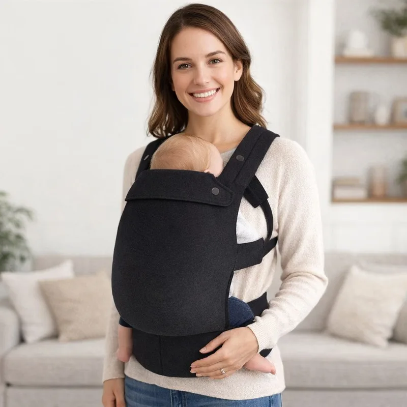 

Ergonomic Baby Hip Seat Carrier, 100% Cotton Adjustable Sling with Lumbar Support for Infants 0-36 Months, 4 Carrying Positions