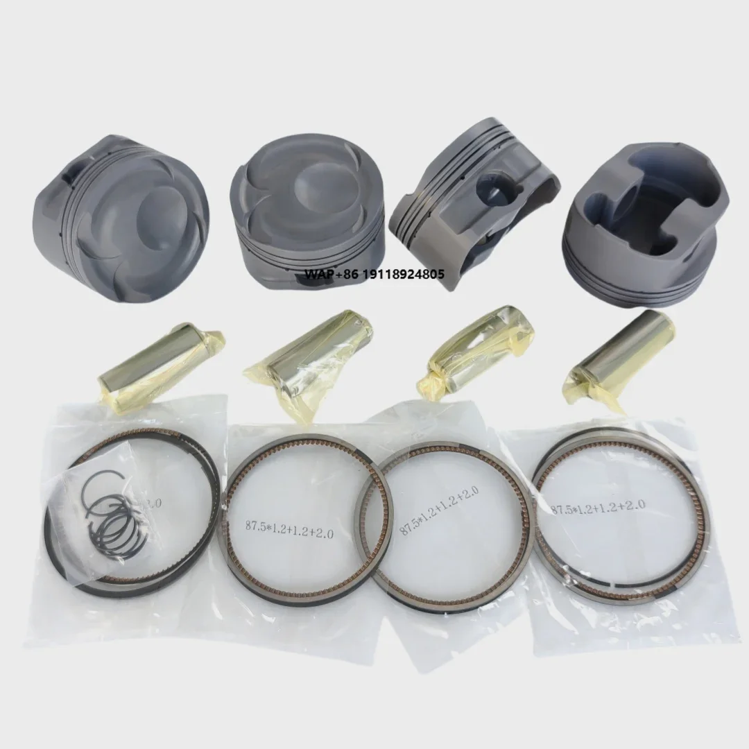 

Custom 4032 Forged Piston Set with Rings and Pin for RS 2.3L Engine 87.5mm Cr 9.5 Performance Use
