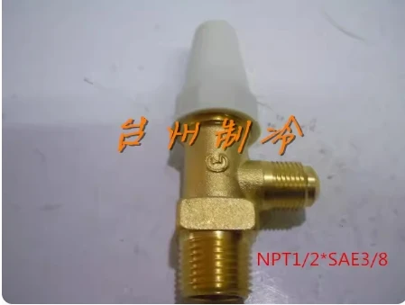 Screw compressor right angle shut-off valve refrigeration storage tank freezer inlet and outlet valve CAV17 Oasis 3/8