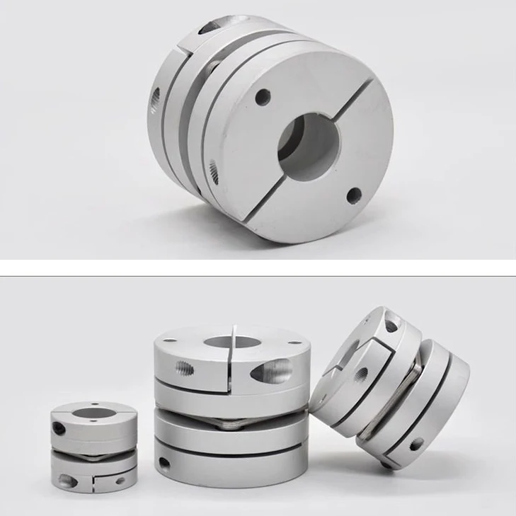 WQ Series Single/Double Diaphragm Coupling, 7075 Al Alloy, H6 Precision Bore, -80C to +300C, Zero Backlash, Customizable