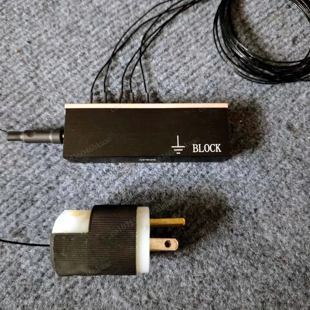 Boîtier d'égaliseur audio domestique avec raccords plaqués argent, accessoire de modification d'équipement audio