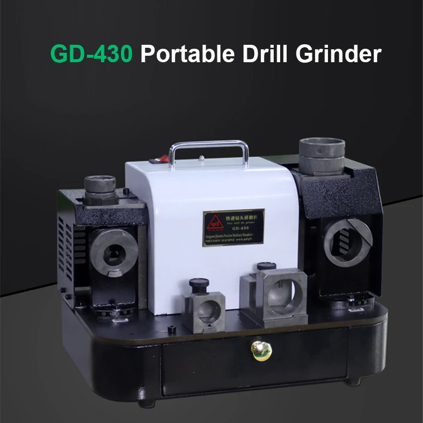 GD-430 Large Drill Grinding Machine 220V 500W Big Drill Grinder Alloy Drill Grinding Tools Professional Dill Sharpening Machine