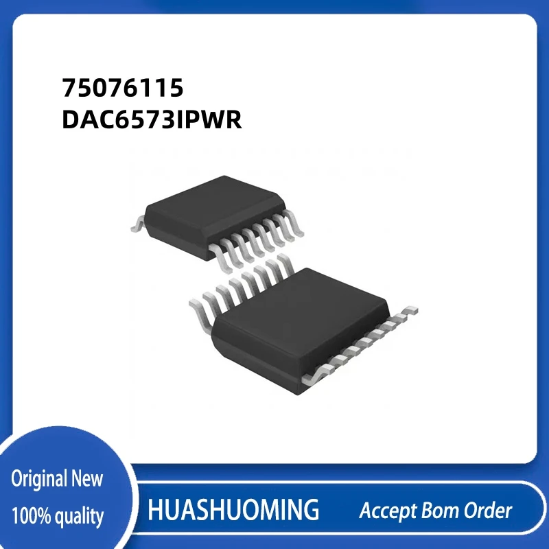 

5 шт./лот, новинка 75076115 7507 6115 DAC6573IPWR DAC6573IPW DAC6573 6573 D6573I TSSOP-16