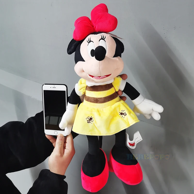 

Genuine High Quality Disney Stuffed Mickey Mouse Bee Minnie Mouse Plush Toy Dolls Birthday Wedding Gifts for Kids Children