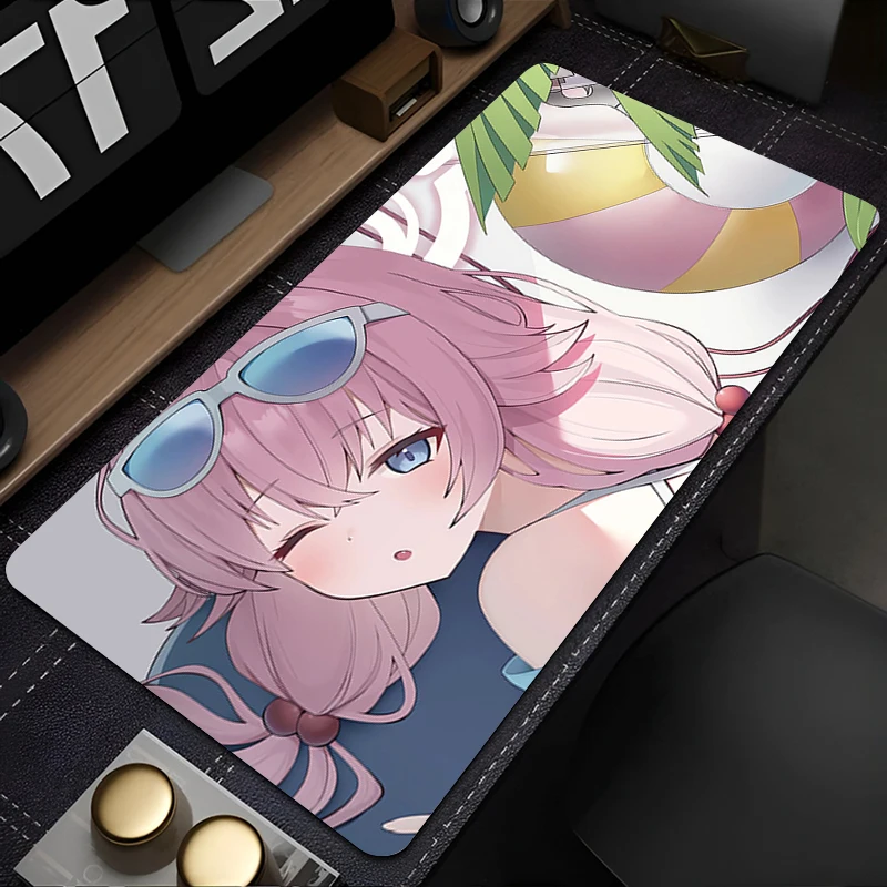 Gaming-muismat Blauw Archief Takanashi Hoshino Accessoires Kantoor Gamer Toetsenbord Bureaumat Antislipgrondmat PC Grote muismat