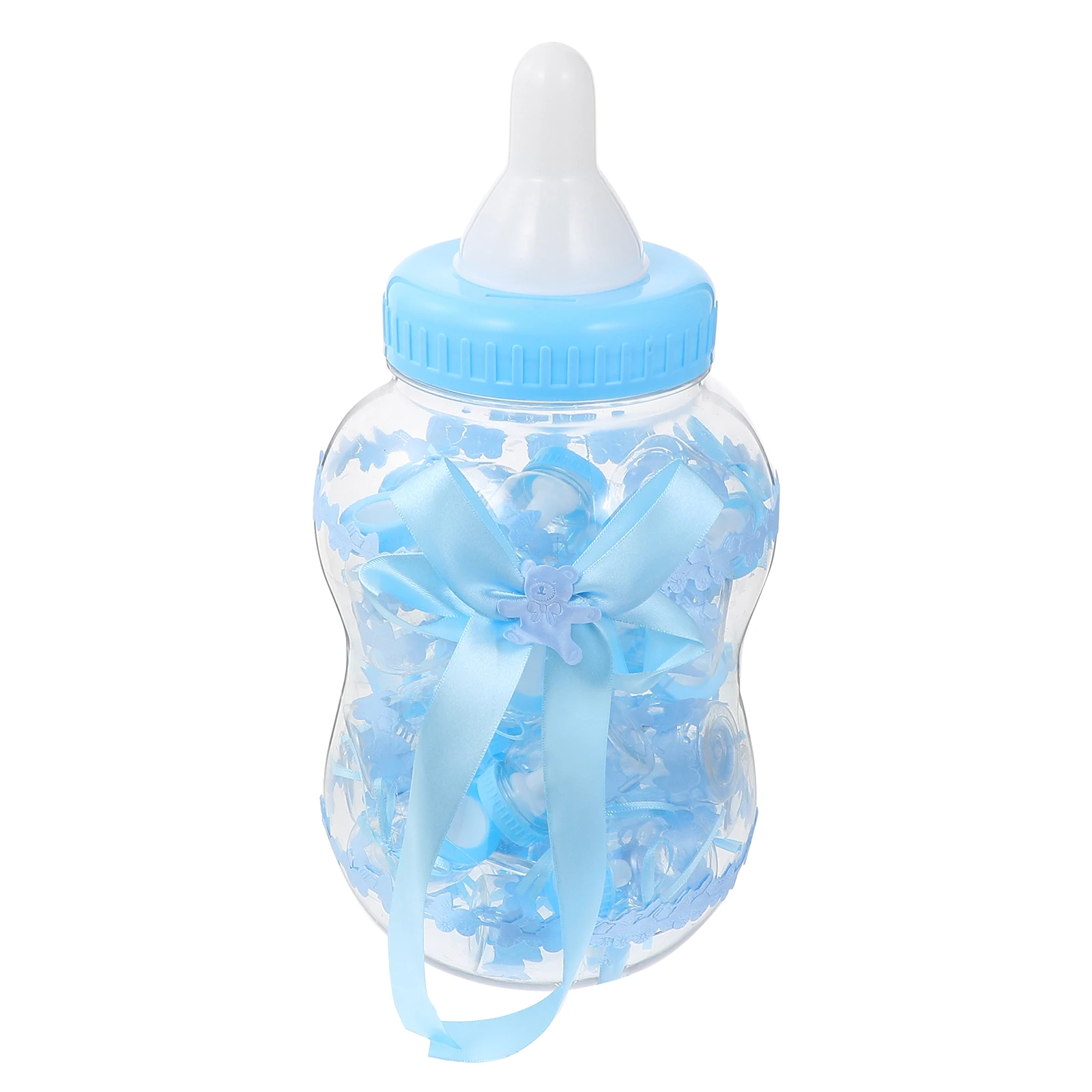 

31 Pcs Milk Bottle Candy Boxes Plastic Containers Gift Box Baby Shower Party Favor Christmas Storage Decorations