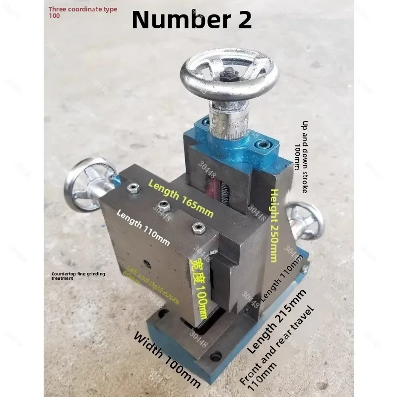 

XYZ Coordinate Sliding Table Cross Slide Vertical 2-Axis/3-Axis Dovetail Slide Table for Drill Milling Machines