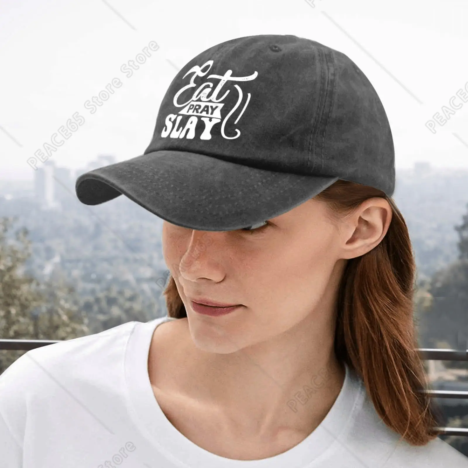 Slays caps Mama Printed Cowboy Trendy Hat for Man and Women Four Season Outdoor Sports Baseball Cap Classic Washed Cotton Hats