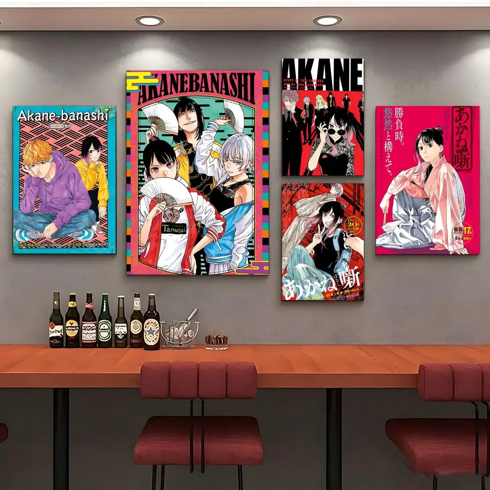 Póster de Manga-Akane BanashiS, decoración de pared para cafetería, impresión para habitación de hotel, póster artístico para sala de estar