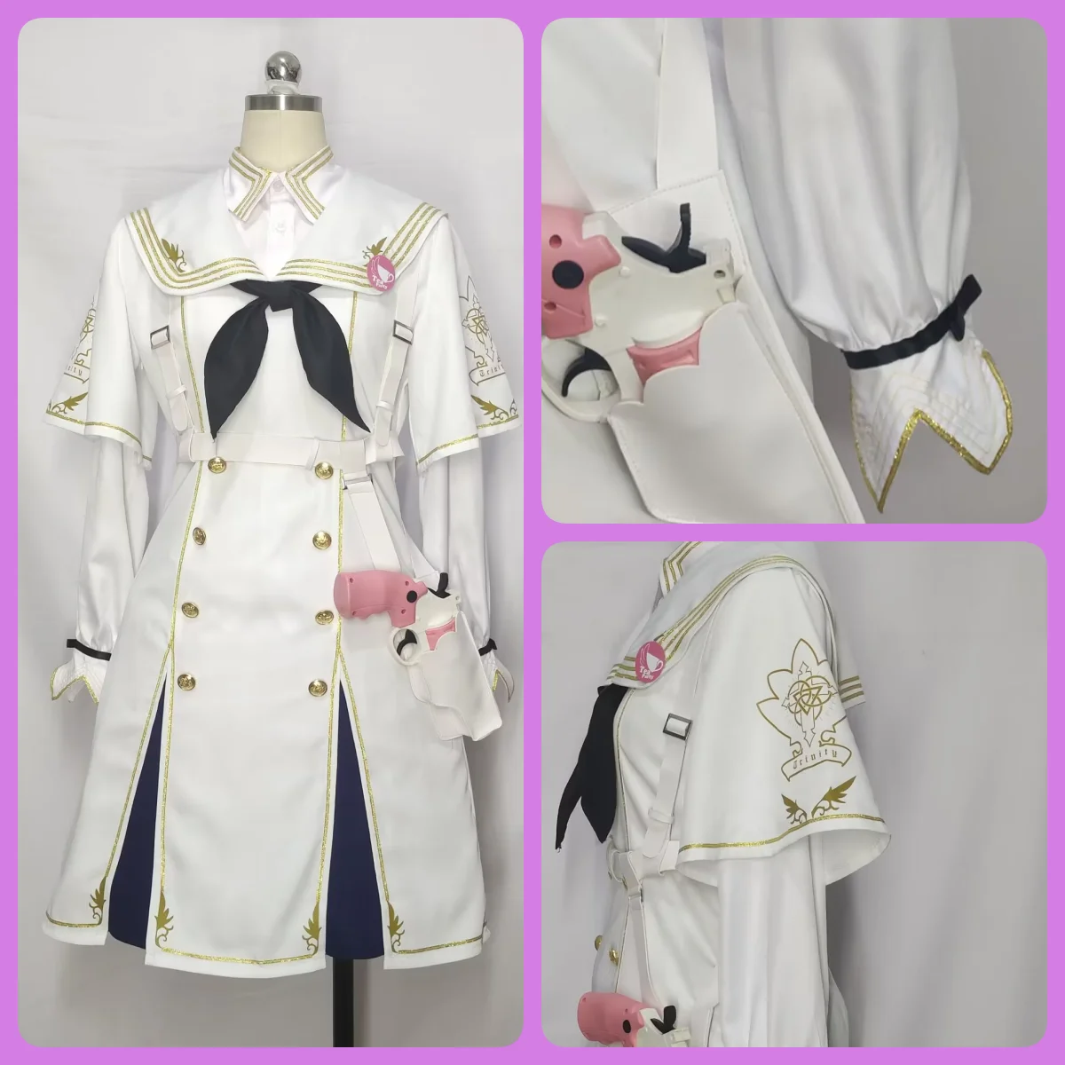 COS-KiKi Anime Blue Archive Kirihuji Nagisa Game Suit Cosplay Costume Lovely Uniform Halloween Party Role Play Outfit Any Size