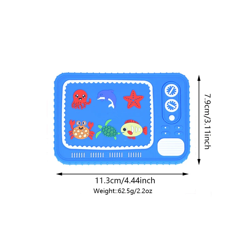 Cartoon Animal Silicone Teething Bracelet, Baby Anti-Thumb-Sucking Teether, Early Education Soothing Chew Toy for Babies view 6