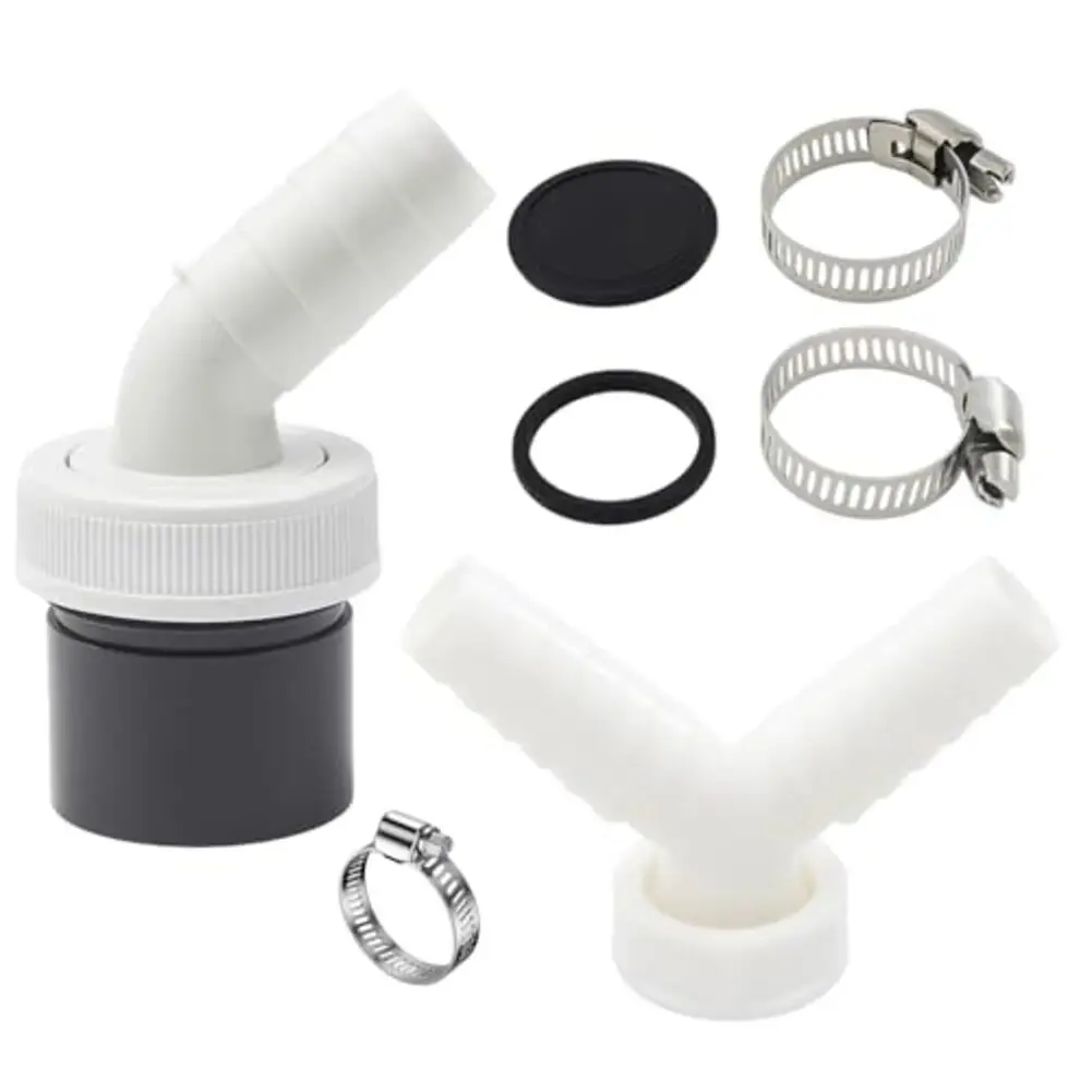 

Фитинги для шлангов стиральной машины, сливные фитинги, ПВХ 30/40 мм, адаптеры для сливного шланга, соединители для шлангов стиральной машины 30/40 мм