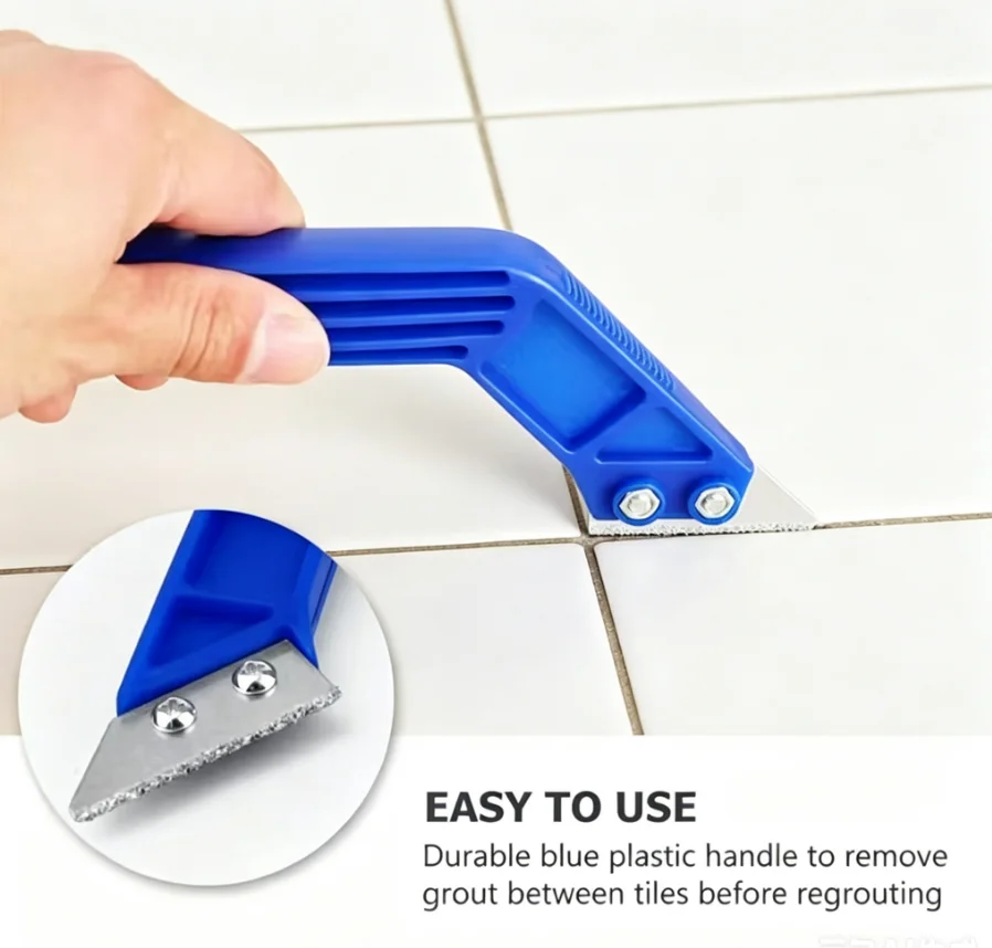 

Tile Joint Cleaner Tungsten Carbide Blade For Ceramic Tile Gap Grout Cleaning Wall Floor Paint Scraper Tool Color Random