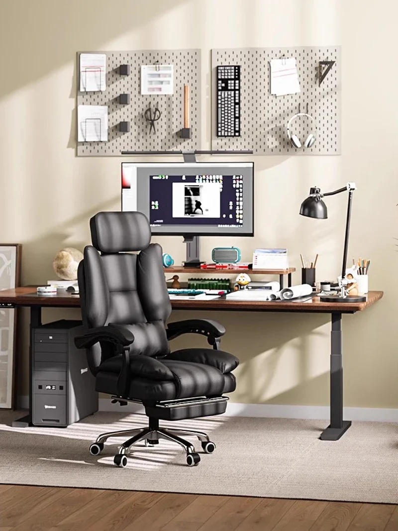 

Luxurious Leather Office Chair Commerce Massage Computer Work Gaming Chair Executive Silla De Escritorio Office Furniture Wall