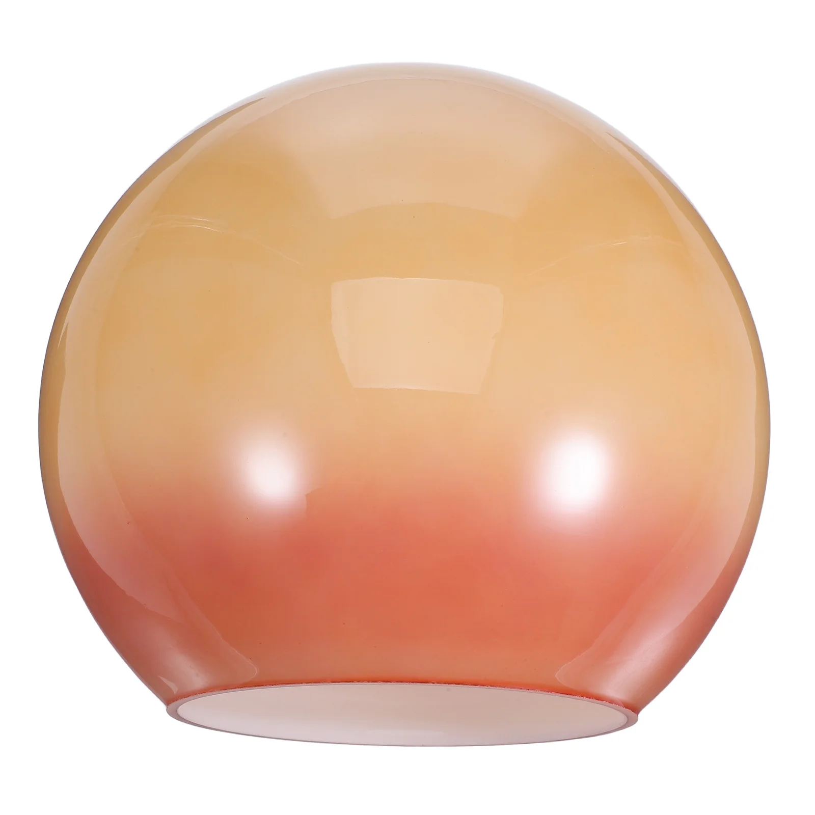 

Glass Globes Light Fixtures Replacement Pink Sphere Double Hole 5.9 Inch Diameter Round Globe Lampshade Cover for Pendant Table