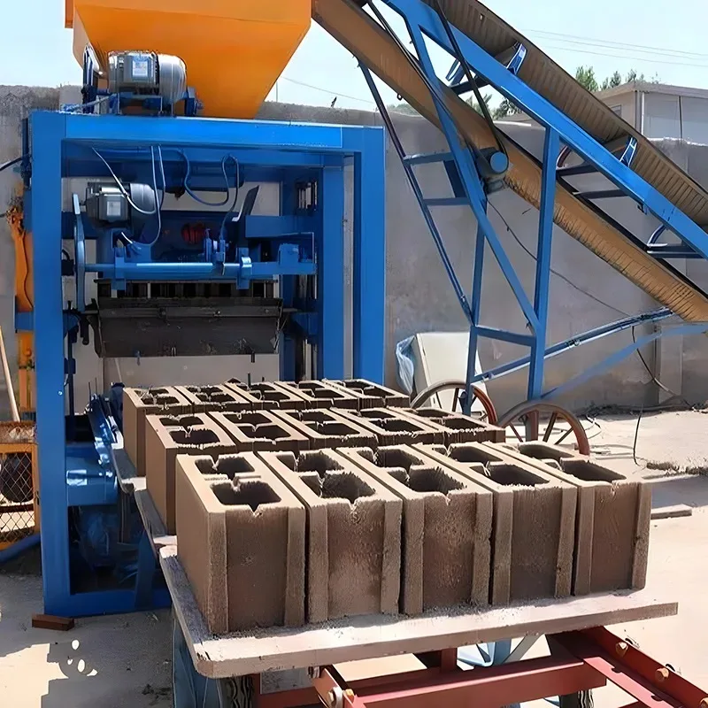 High Speed 4-24 Brick Production Line PLC Fast Production Hollow Cement Paving Brick Making Machine Hopper Mixer