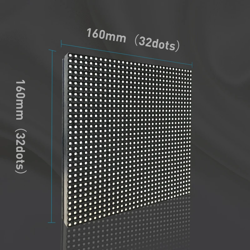 Módulo de panel de pantalla LED P5, 160x160mm, 32x32 píxeles, 1/8 de escaneo para exteriores, 3 en 1, SMD, RGB, a todo color