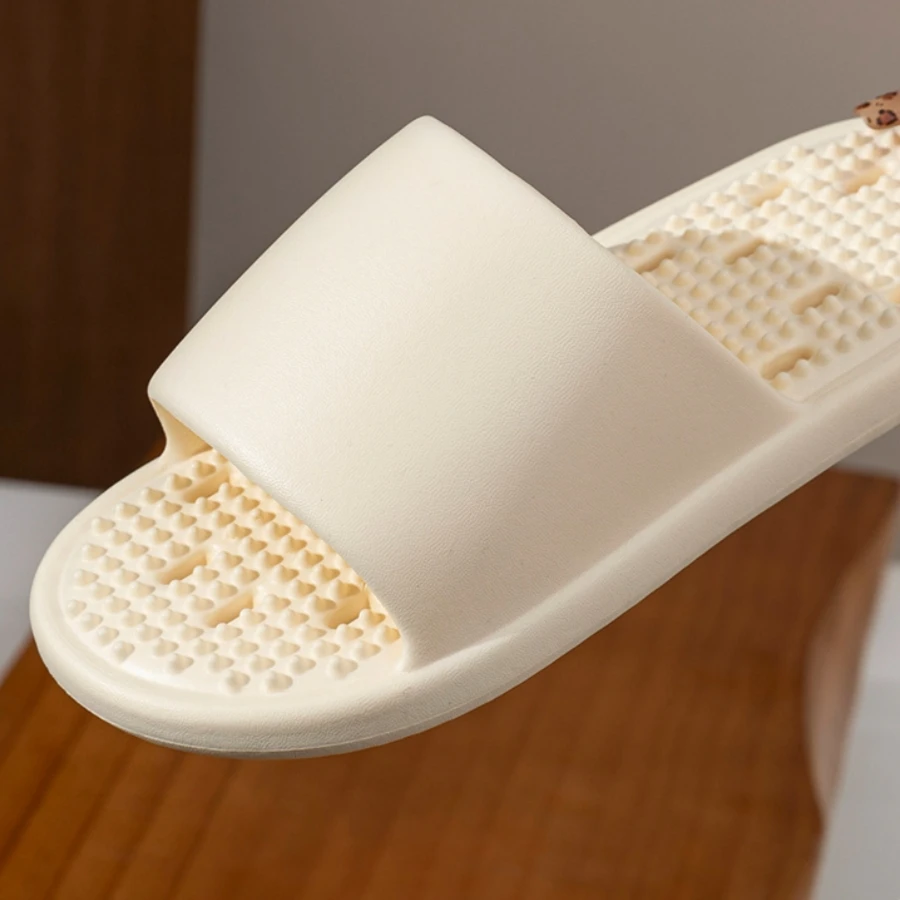Women Summer Slippers Non Slip Quick Drying Shower Drainage Holes Soft Cushioned Breathable Beach Pool Shoes Slide Sandals - view 5