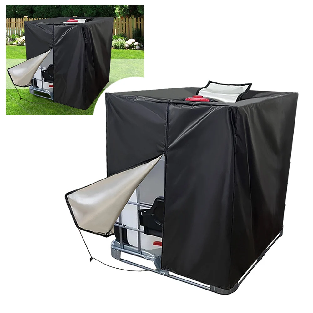 

1 Pc Outdoor Water Tank Cover 120x100x116cm Oxford Fabric Zipper IBC Waterproof Dustproof Heat-insulating Protection Cover