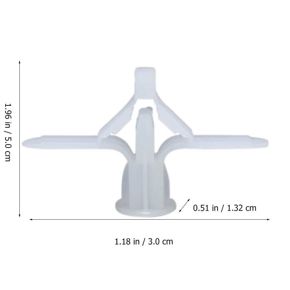 250 قطعة نوع الطائرات الجبس مجلس توسيع أنبوب جوفاء البلاستيك الانتفاخ التوصيل دائم العملي السحابة M8x38 الجبس مجلس الانتفاخ